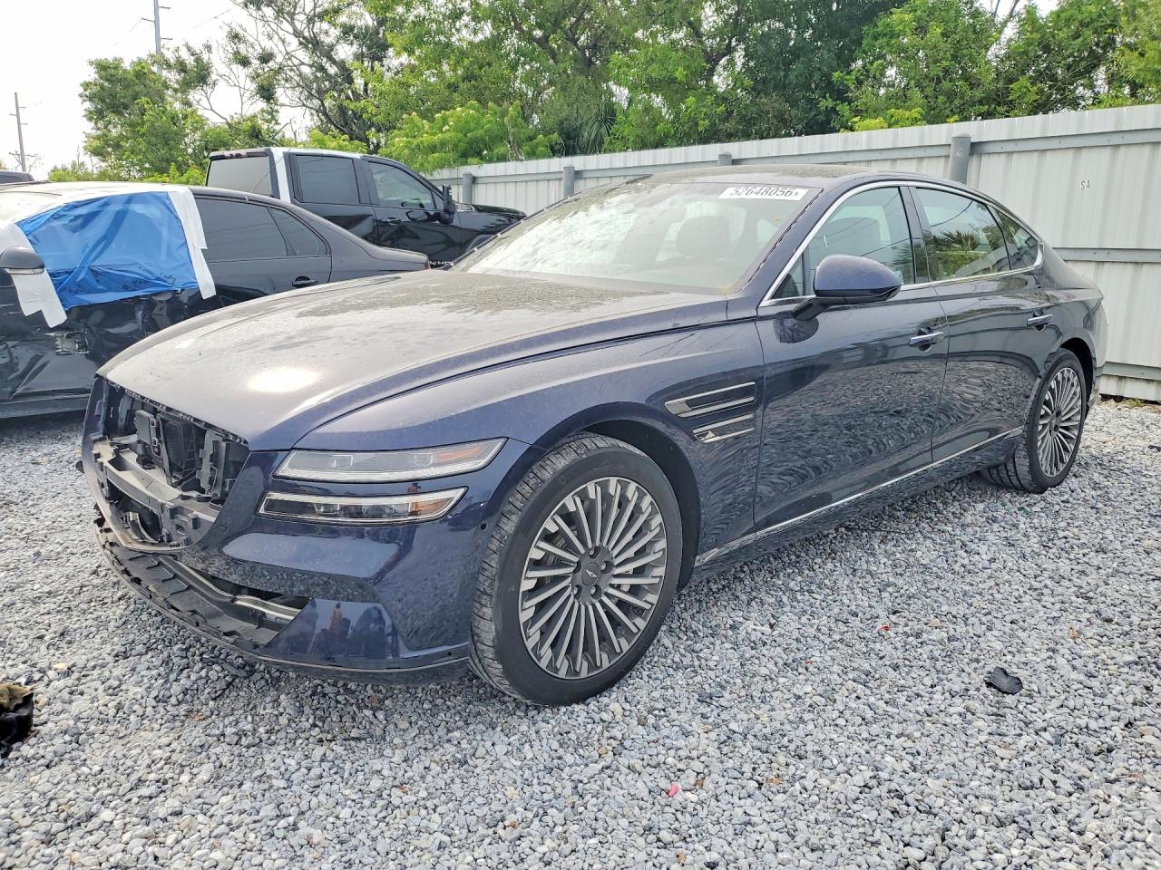 2024 Genesis G80 Advanced, VIN KMTGE4S14RU007747 — Вандализм