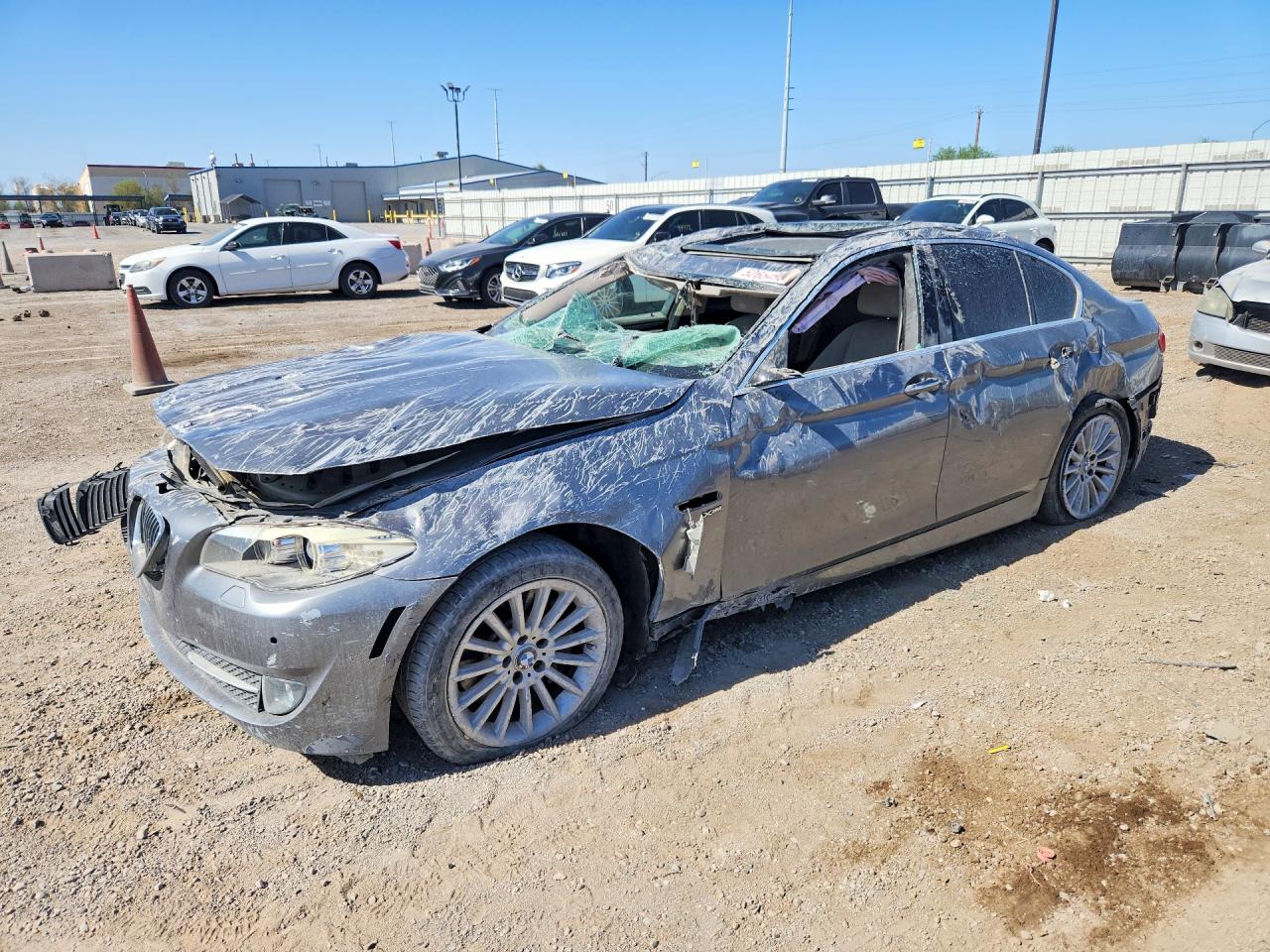 2011 BMW 5 Series 535i xDrive, VIN WBAFU7C51BC870465 — Rollover