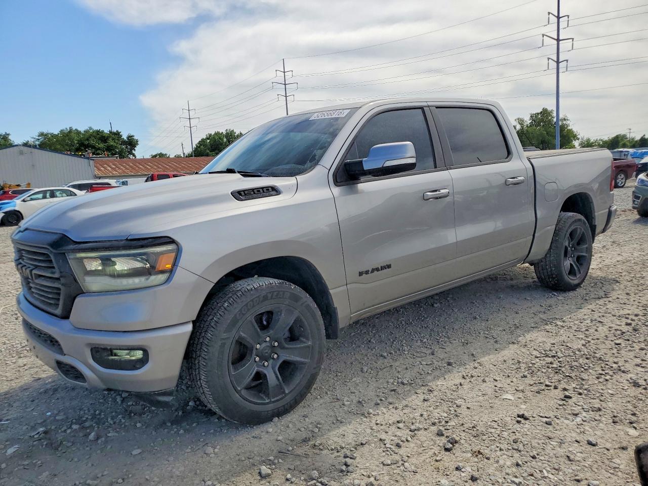 2020 Ram 1500 Big Horn, VIN 1C6SRFFT4LN341483 — Rear end