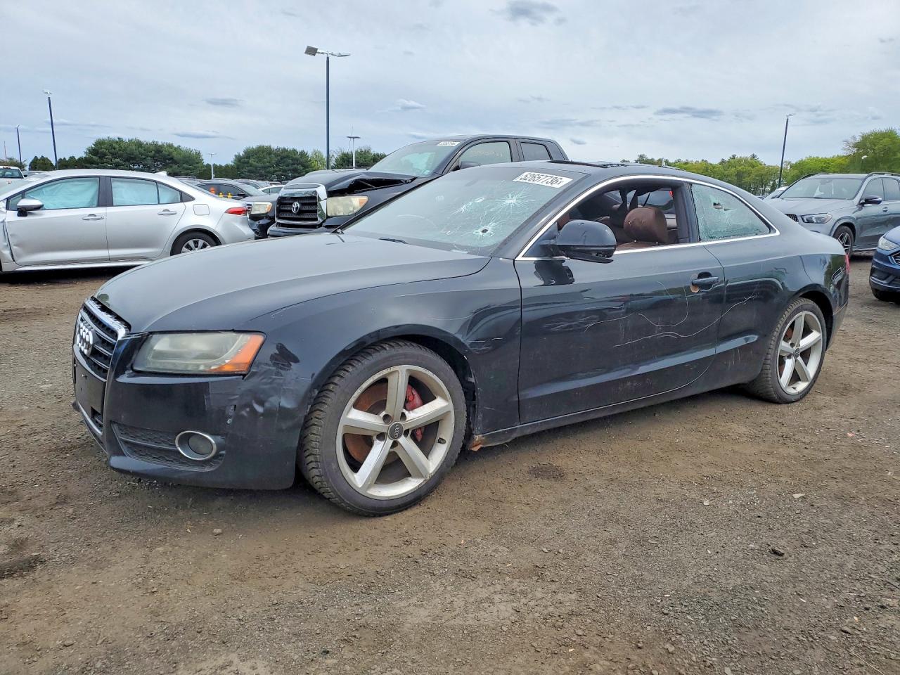 2009 Audi A5, VIN WAUDK78T19A034147 — Вандализм