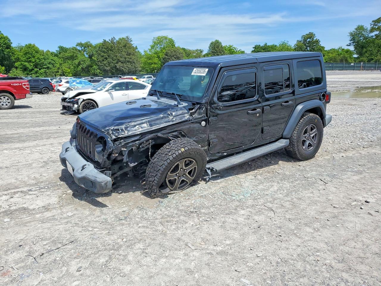 2018 Jeep Wrangler Unlimited Sport S, VIN 1C4HJXDG5JW271814 — Undercarriage