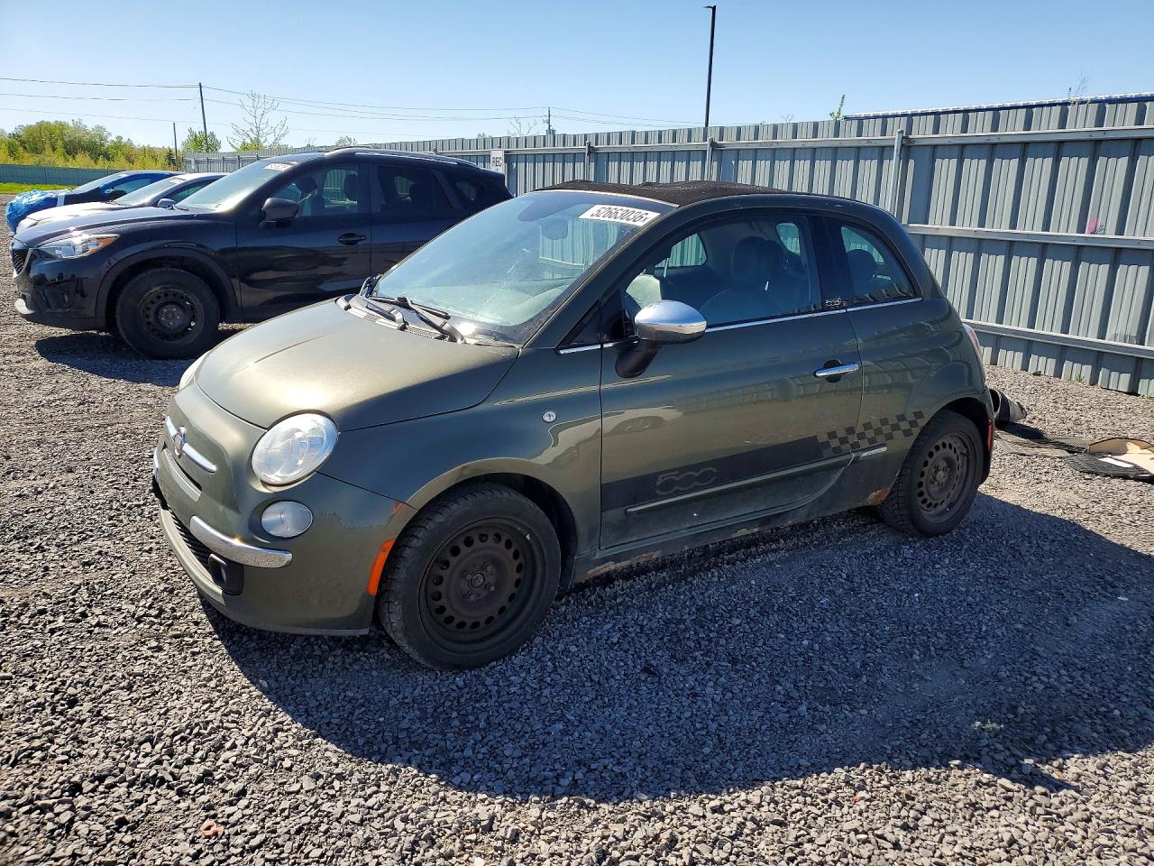 2014 FIAT 500 Lounge, VIN 3C3CFFER2ET249307 — Rear end