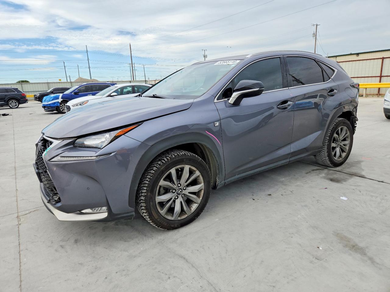 2016 Lexus NX F Sport, VIN JTJYARBZ8G2033355 — Rear end