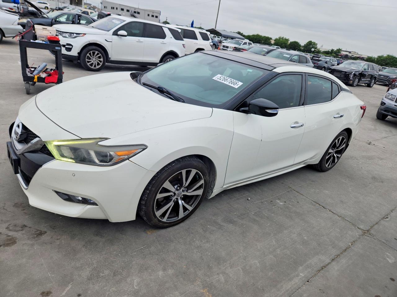 2016 Nissan Maxima SL, VIN 1N4AA6AP3GC446996 — Перед