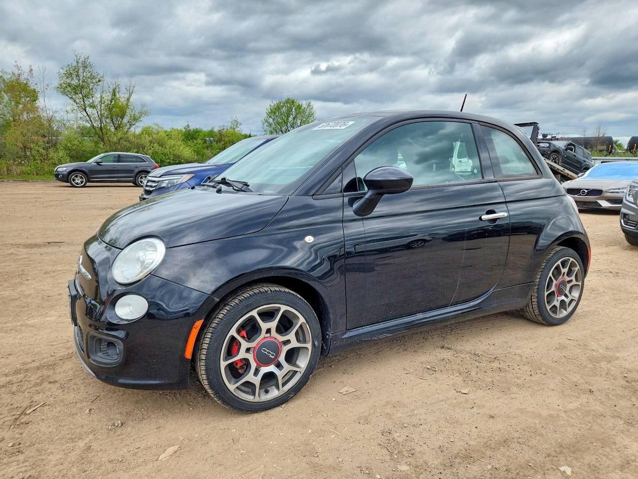 2015 FIAT 500 Sport, VIN 3C3CFFBR9FT624969 — Hail