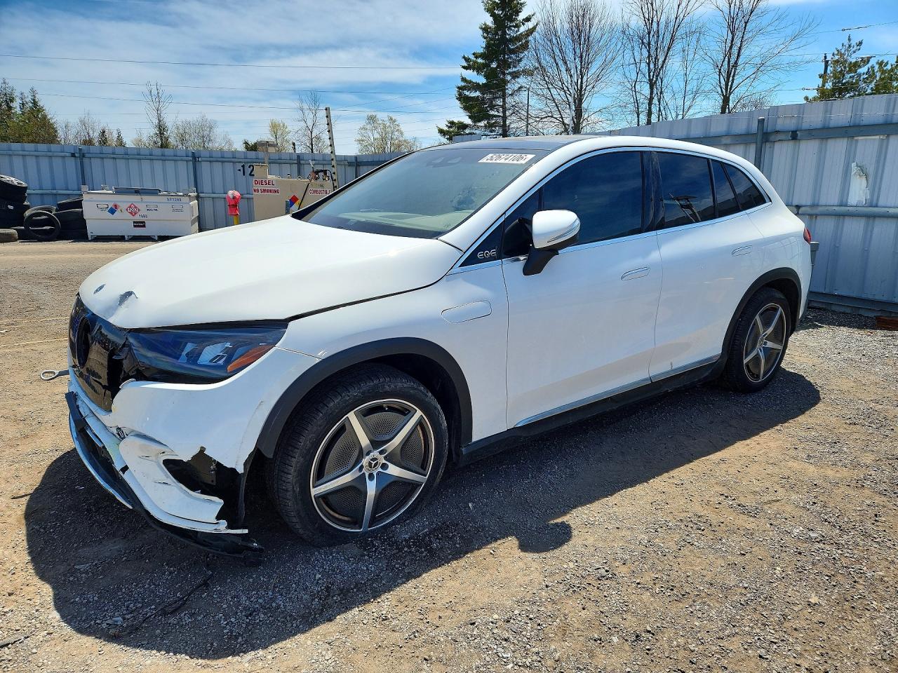 2023 Mercedes-Benz EQE 500, VIN 4JGGM2CB0PA030546 — Front end