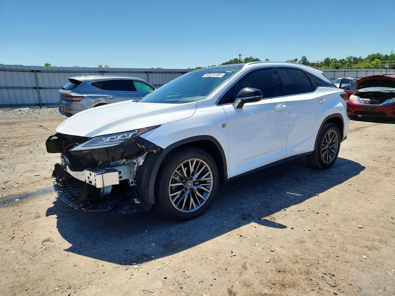 2021 Lexus RX 350 F Sport, VIN 2T2YZMDA9MC261265 — Перед