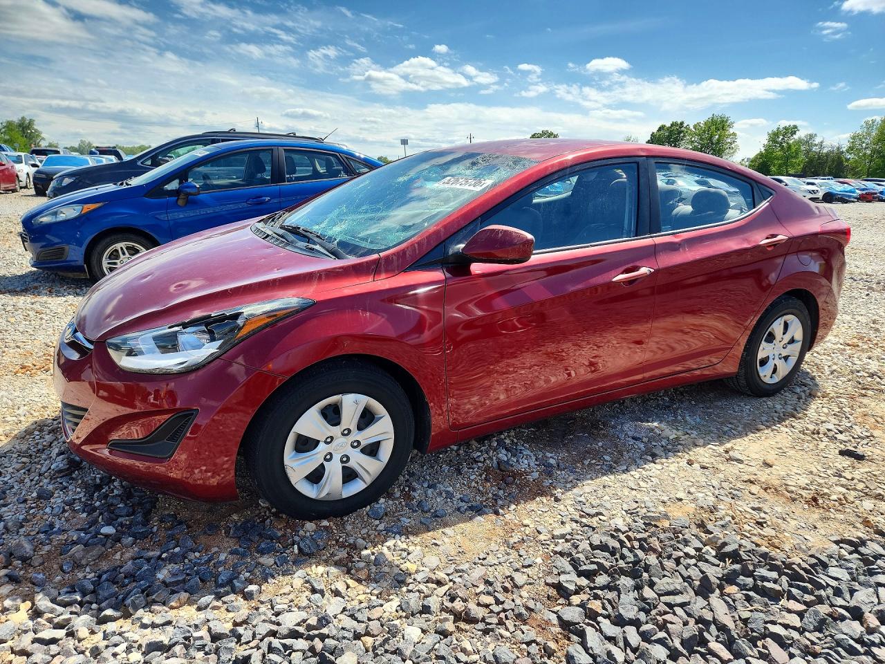 2016 Hyundai Elantra SE, VIN 5NPDH4AE9GH783294 — Hail