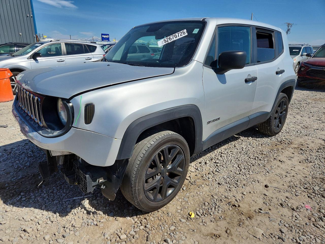 2018 Jeep Renegade Sport, VIN ZACCJBAB0JPG82444 — Front end
