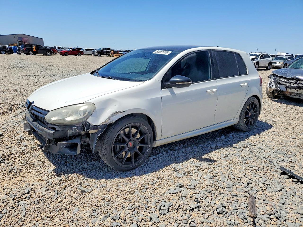2013 Volkswagen Golf R, VIN WVWPF7AJ1DW055489 — Front end