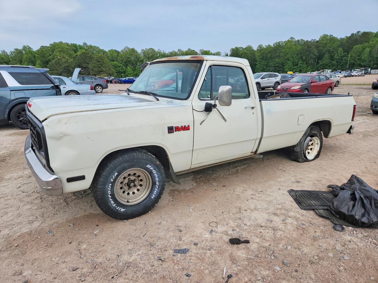 1984 Dodge D Series, VIN 1B7GD14T6ES293251 — Side