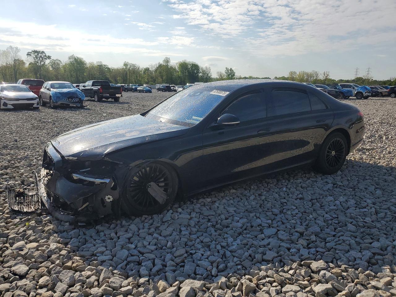 2021 Mercedes-Benz S 580, VIN W1K6G7GBXMA046639 — Front end