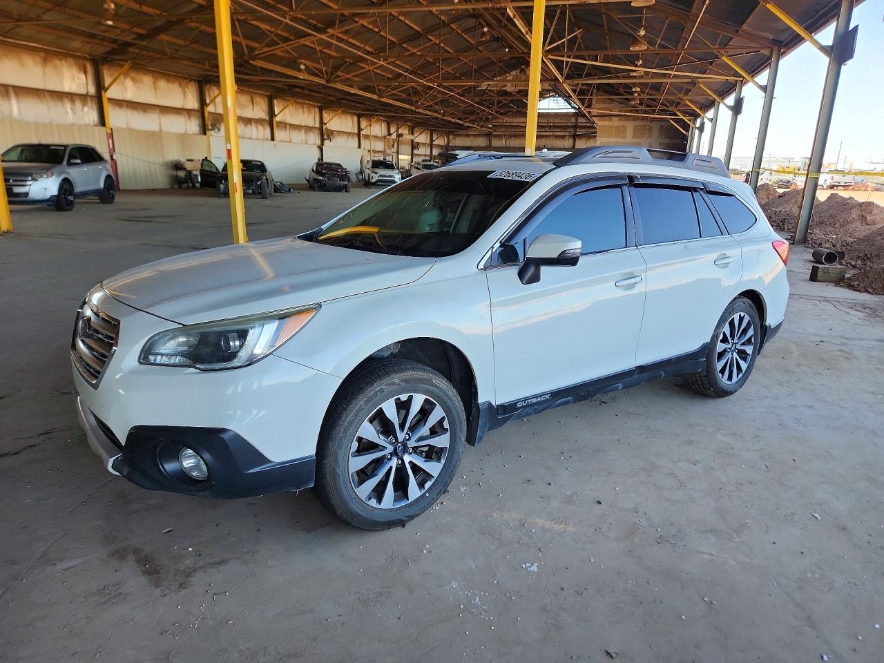 2015 Subaru Outback Limited, VIN 4S4BSANC2F3282513 — Rear end