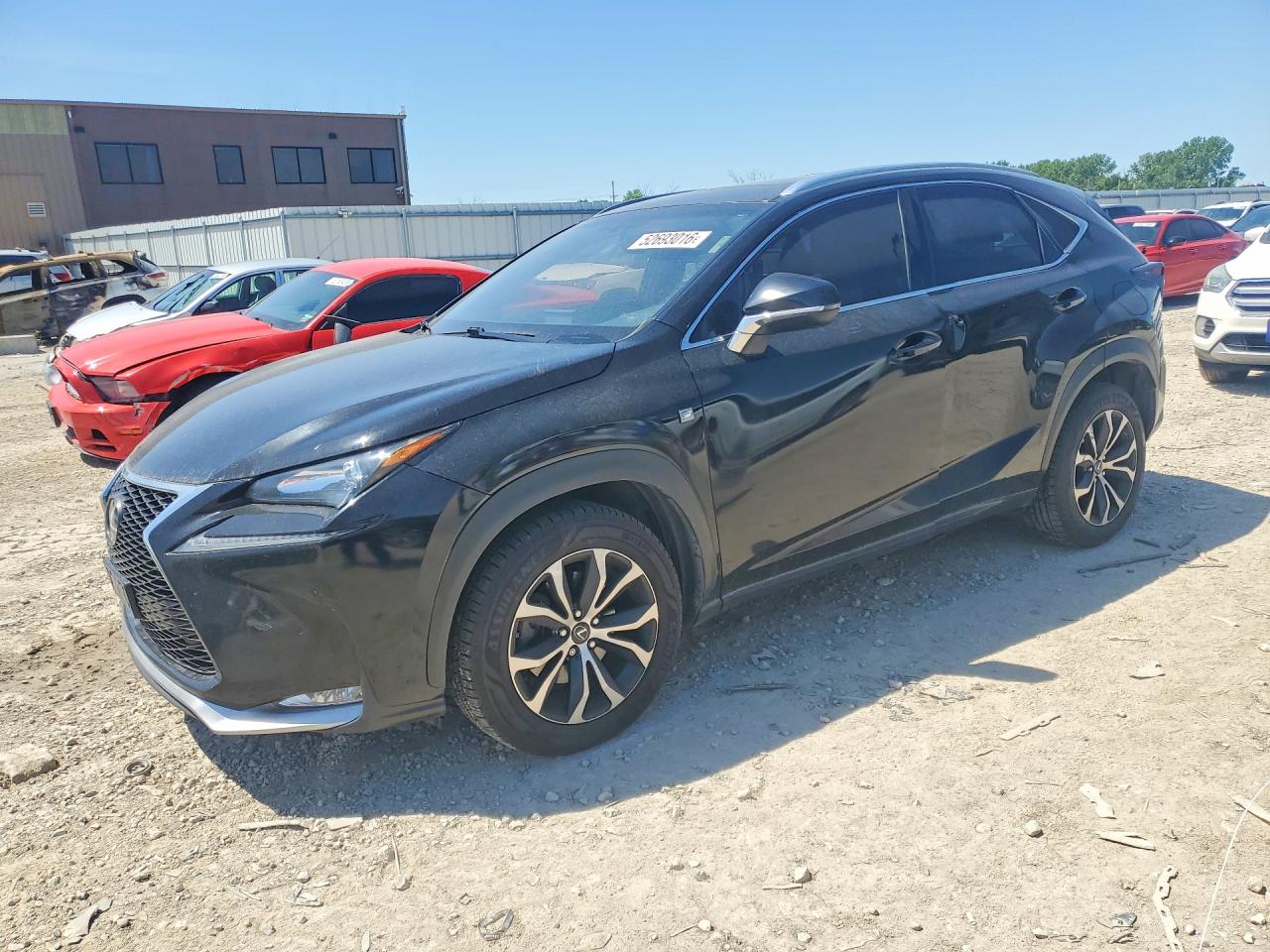 2015 Lexus NX F Sport, VIN JTJBARBZ0F2035332 — Side