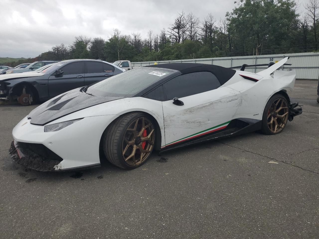 2017 Lamborghini Huracan, VIN ZHWUR1ZF4HLA07655 — Rear end