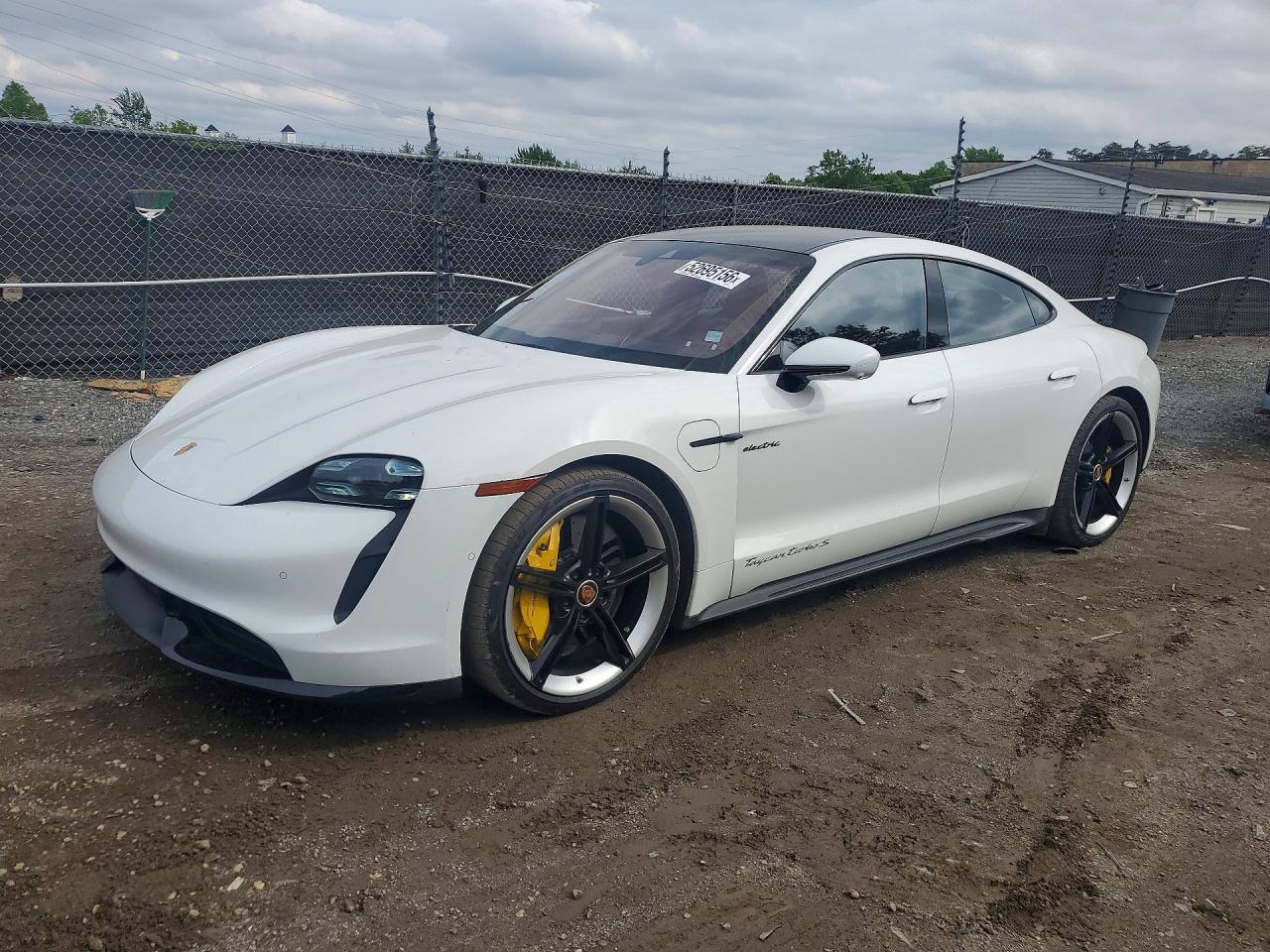2020 Porsche Taycan Turbo, VIN WP0AC2Y11LSA71627 — Side