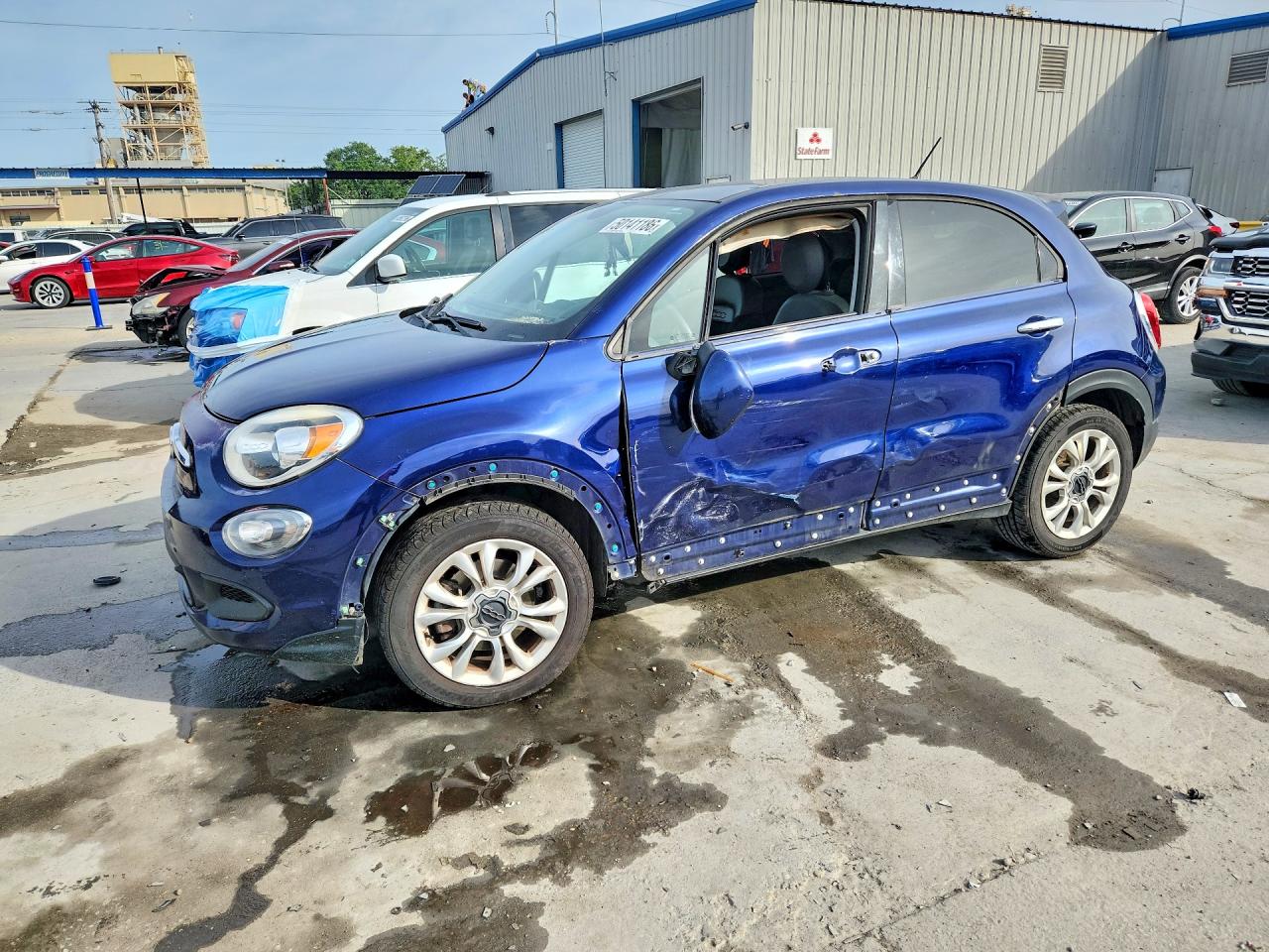 2016 FIAT 500X Easy, VIN ZFBCFXBTXGP398060 — Бок