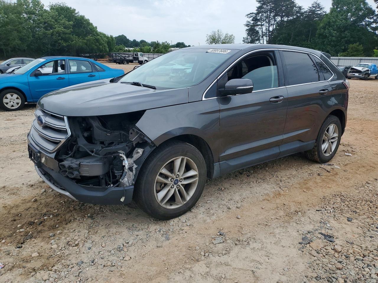 2018 Ford Edge SEL, VIN 2FMPK4J97JBC09387 — Front end