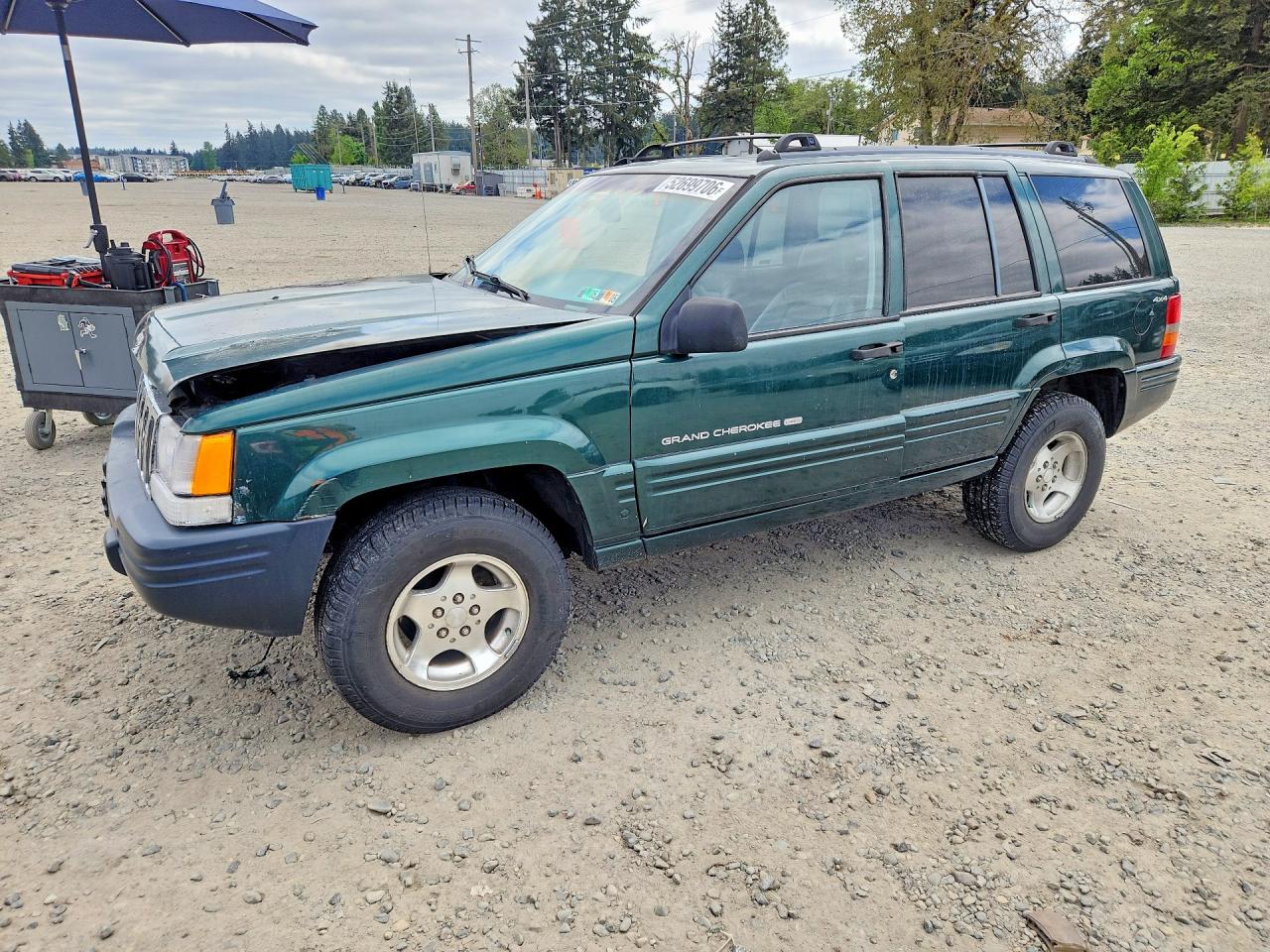 1998 Jeep Grand Cherokee Laredo, VIN 1J4GZ48S3WC235284 — Burn