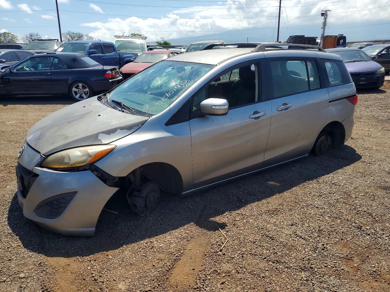 2014 Mazda 5 Sport, VIN JM1CW2BL5E0164561 — Vandalism