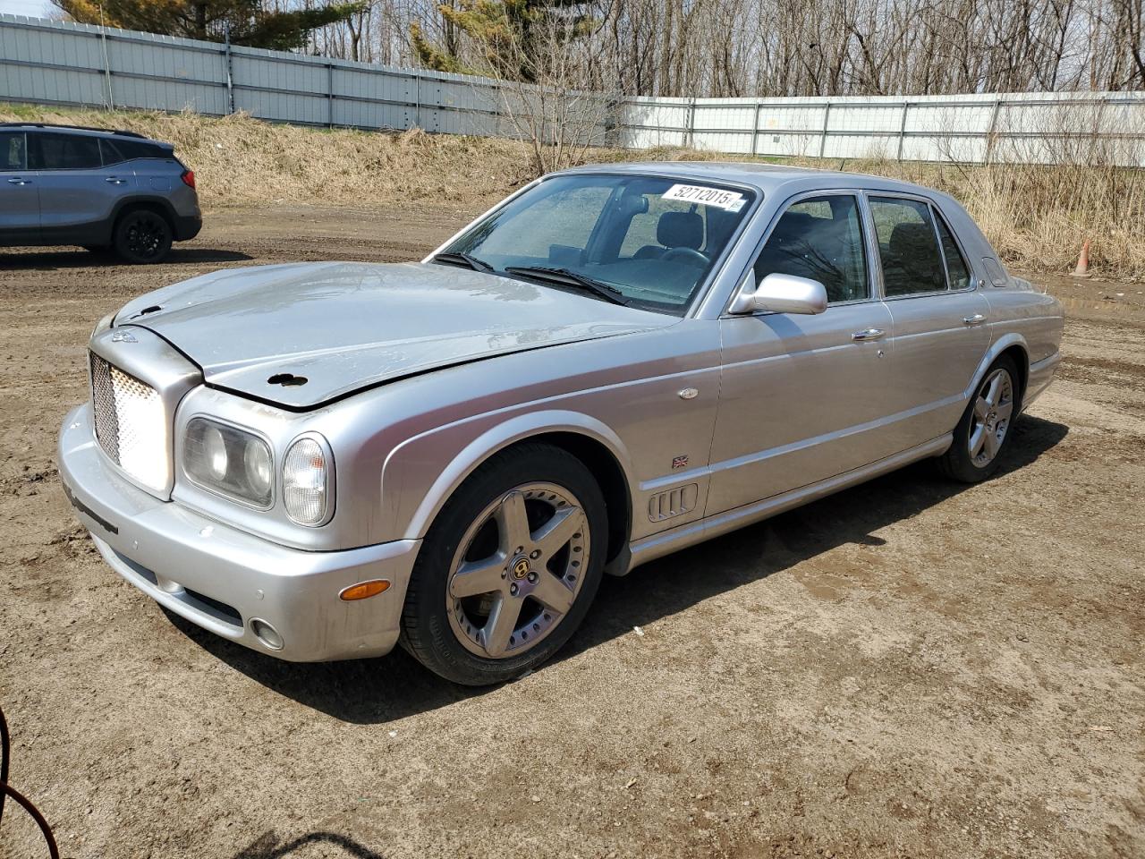 2004 Bentley Arnage, VIN SCBLF34F44CX09923 — Engine fire