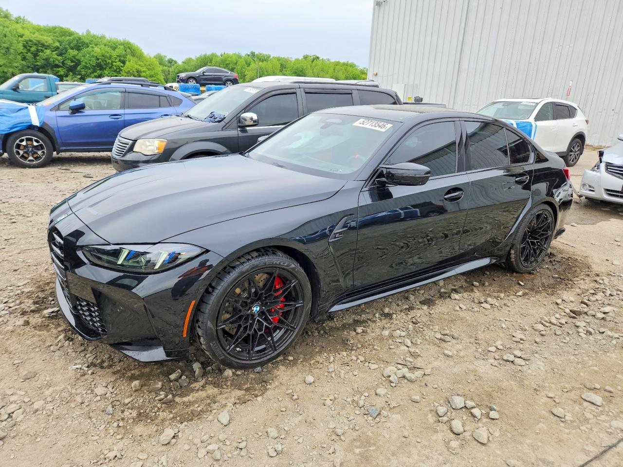 2026 BMW M3 Competition xDrive, VIN WBS33HJ01TFW06757 — Бок
