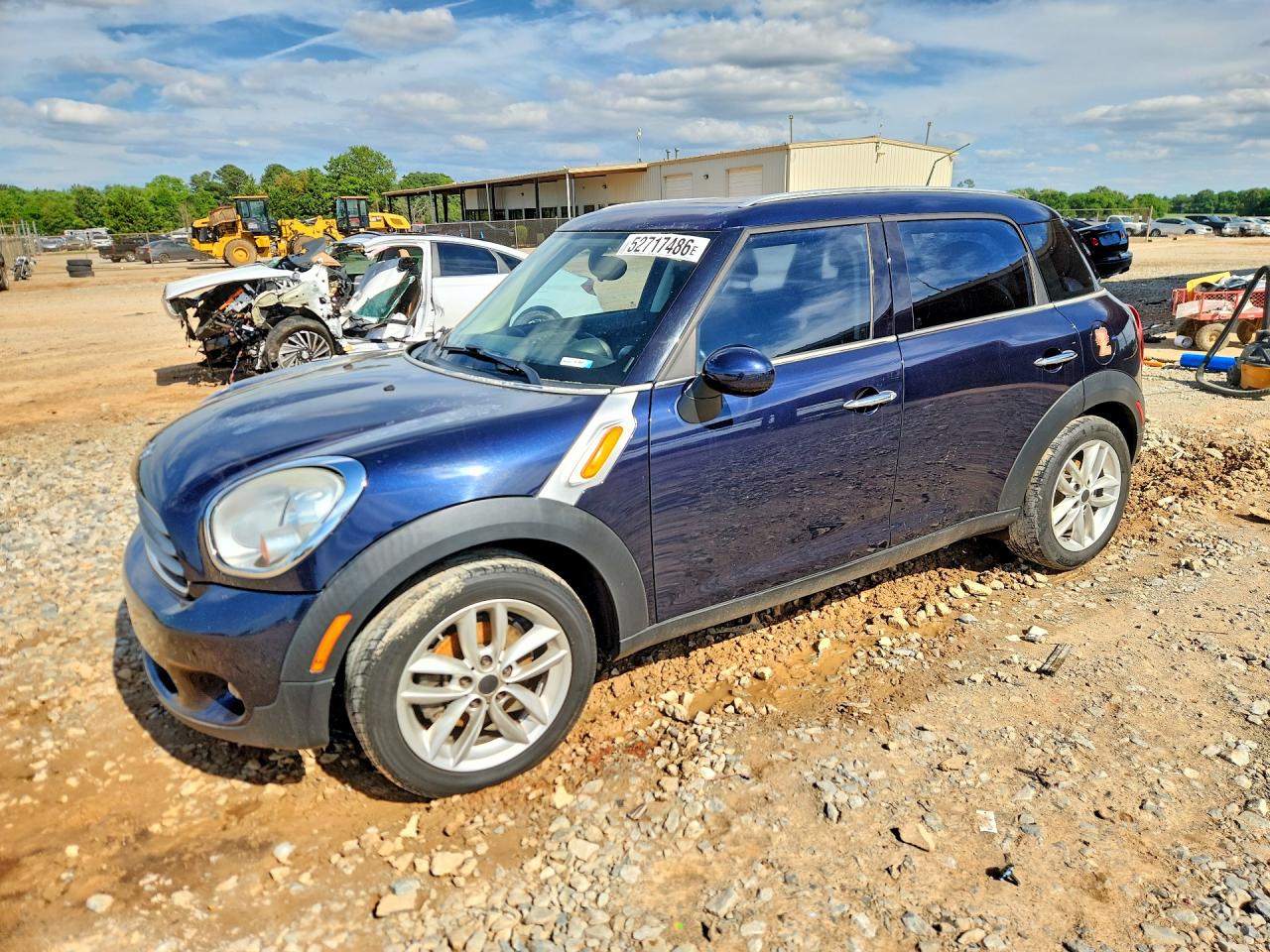 2011 MINI Countryman, VIN WMWZB3C5XBWM01224 — Engine fire