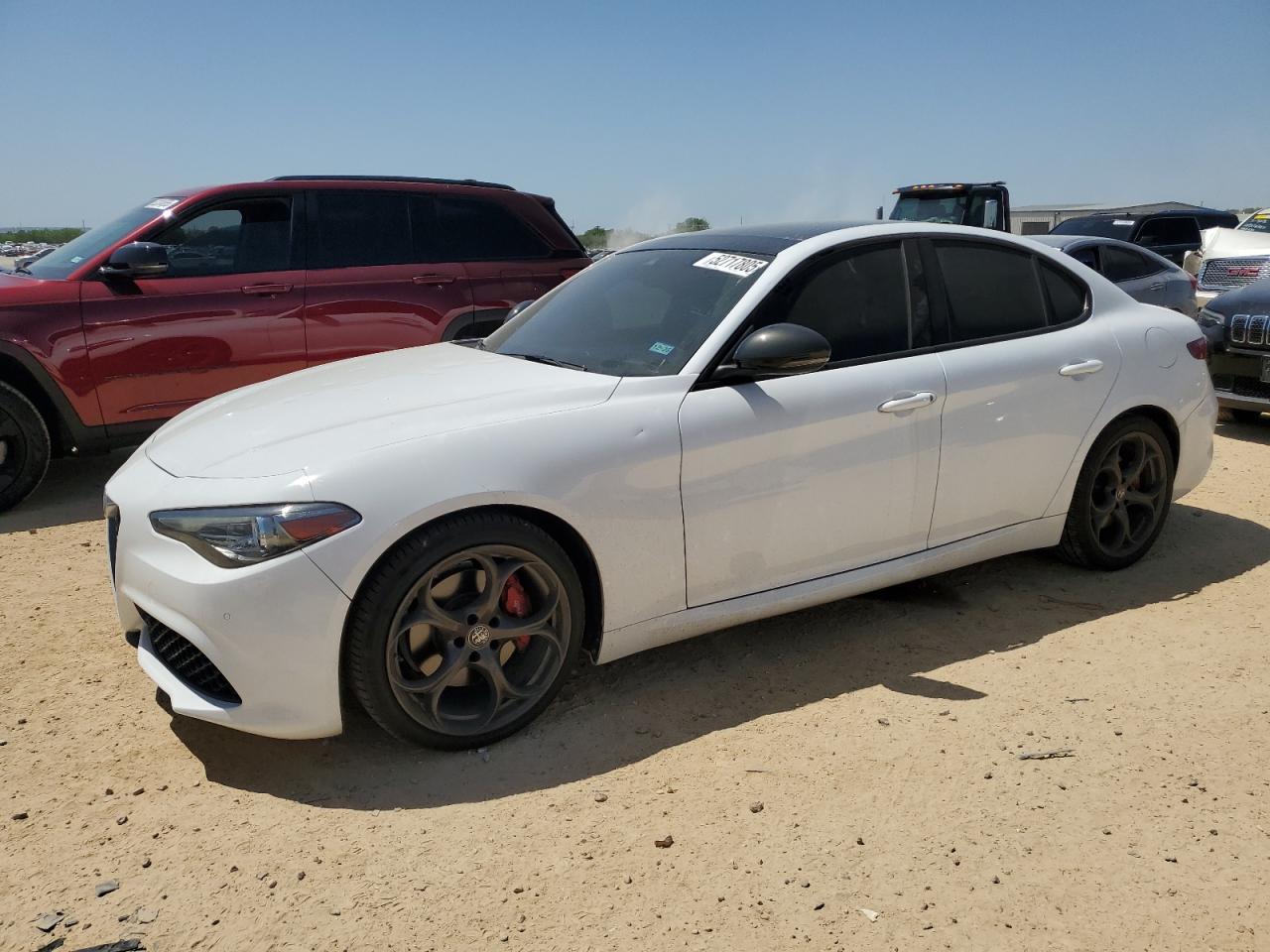2020 Alfa Romeo Giulia Ti Sport, VIN ZARFAMBN5L7626345 — Hail