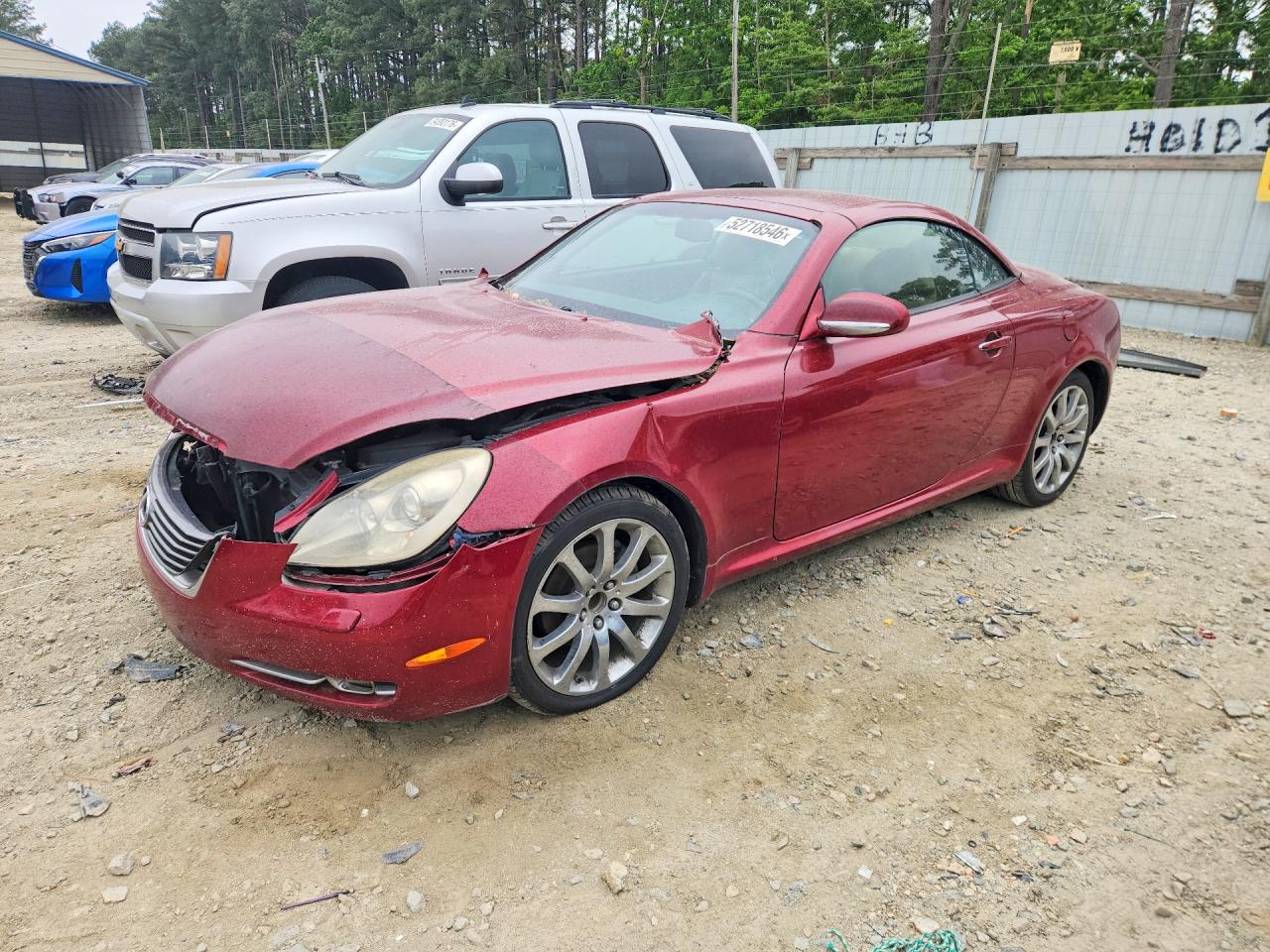 2006 Lexus SC 430, VIN JTHFN48Y969002488 — Front end