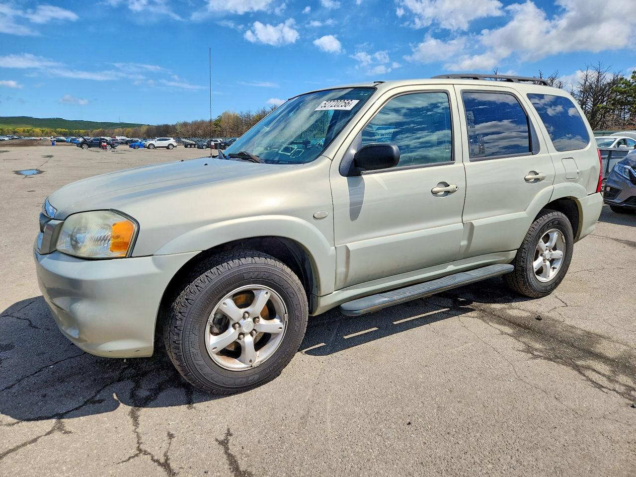 2005 Mazda Tribute S, VIN 4F2CZ94155KM49325 — Rear end