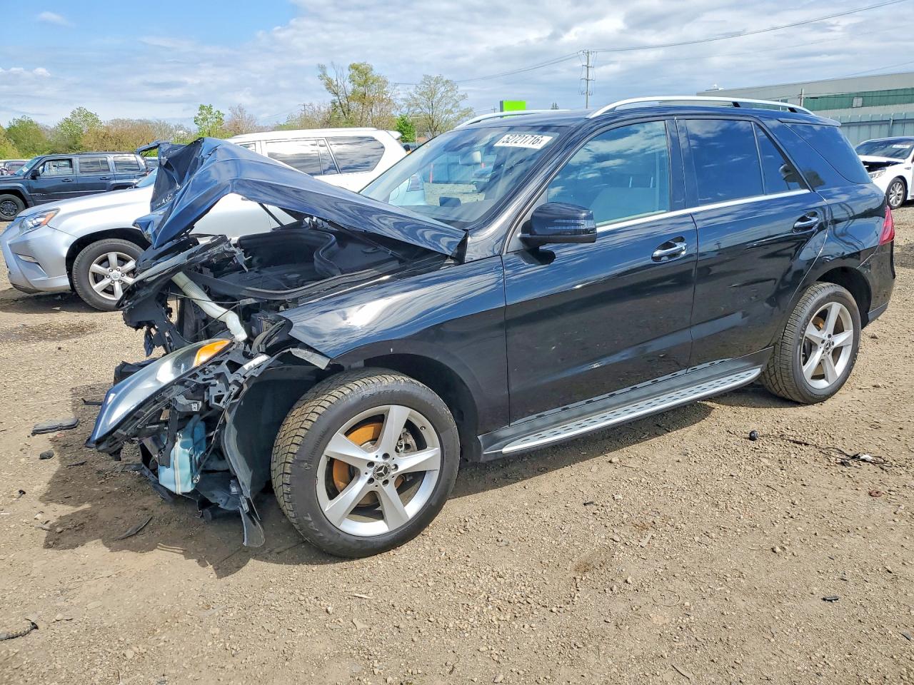 2018 Mercedes-Benz GLE 350, VIN 4JGDA5HB6JB004752 — Front end