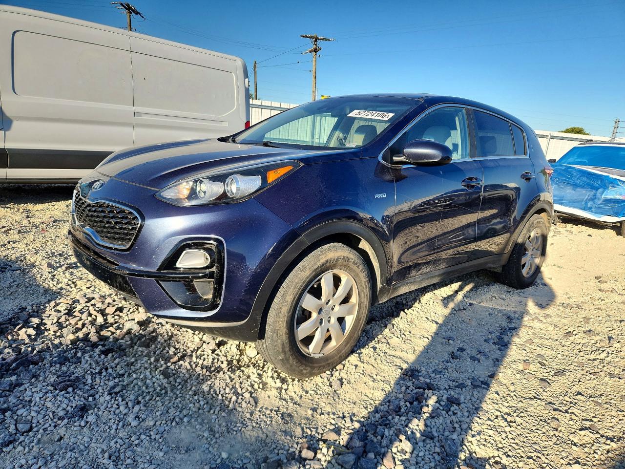 2020 Kia Sportage LX, VIN KNDPMCAC0L7767307 — Hail