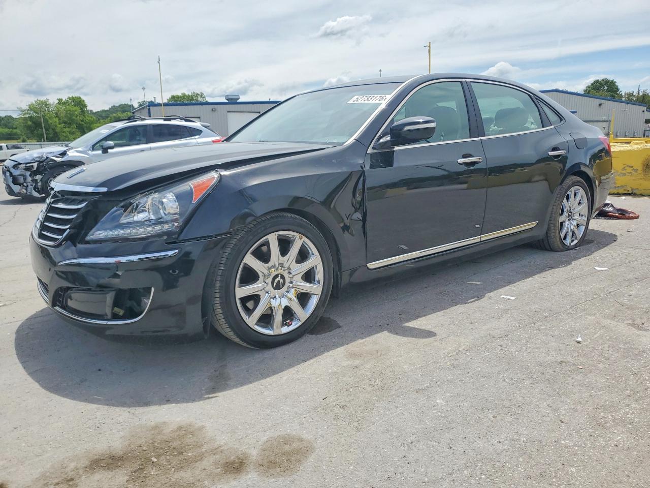 2012 Hyundai Equus Signature, VIN KMHGH4JH7CU052866 — Front end