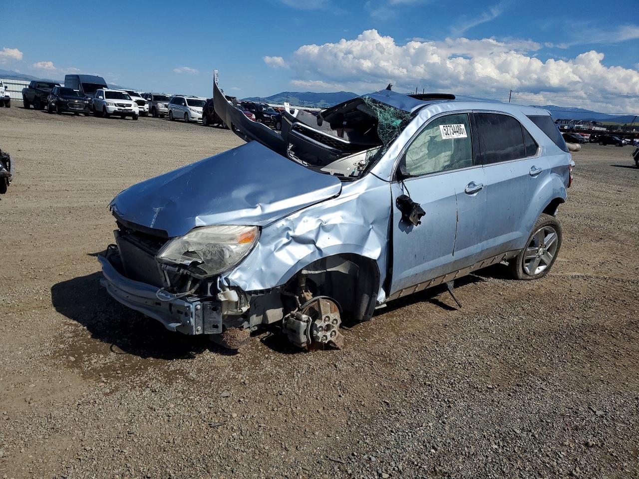 2014 Chevrolet Equinox LTZ, VIN 2GNFLHE31E6325782 — Rollover