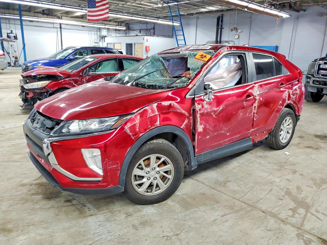 2019 Mitsubishi Eclipse Cross ES, VIN JA4AT3AA7KZ001465 — Rollover