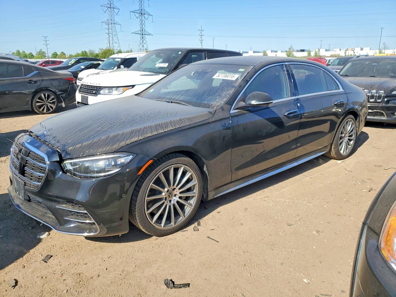 2022 Mercedes-Benz S 580, VIN W1K6G7GB2NA149586 — Front end
