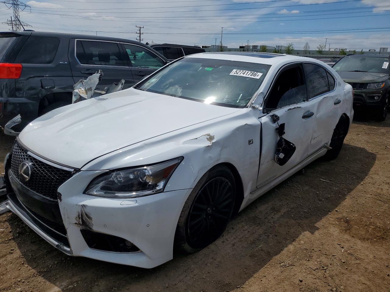 2015 Lexus LS Crafted Line, VIN JTHCL5EF8F5023762 — Front end