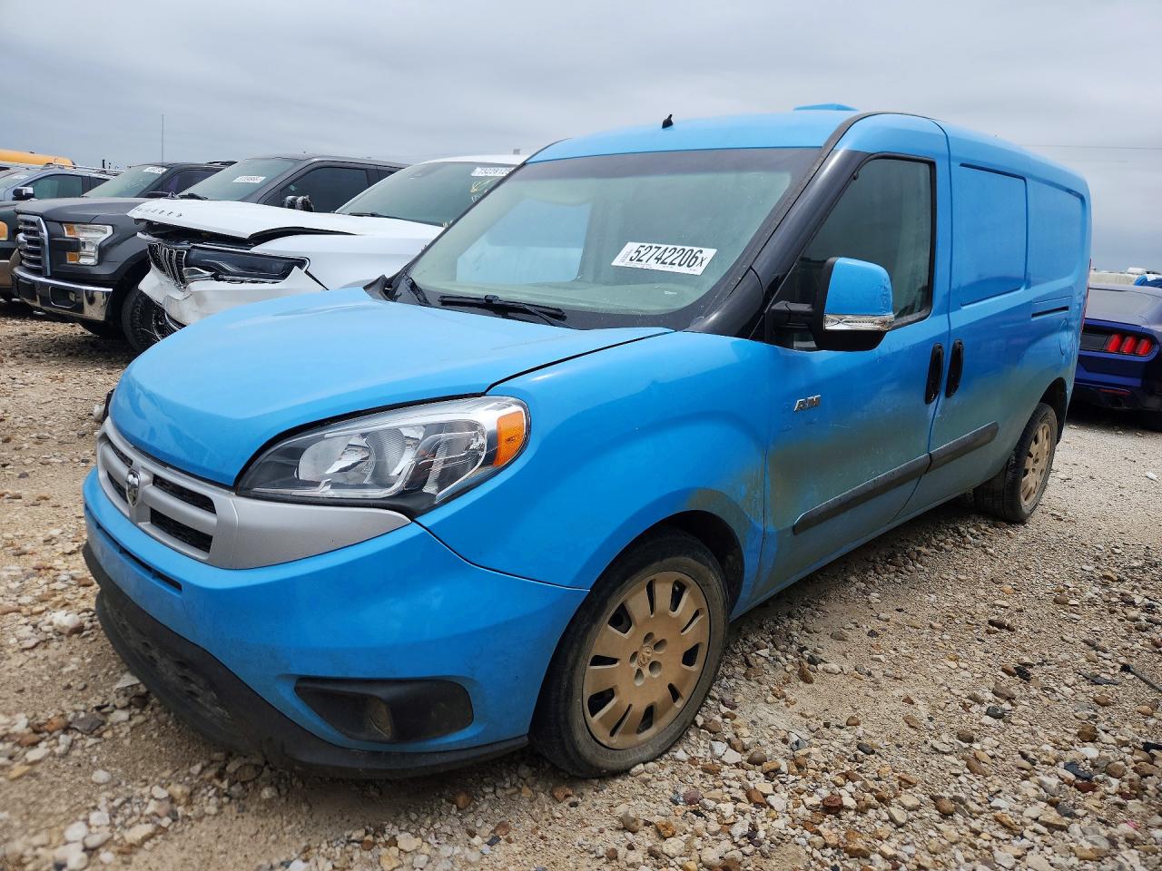 2017 Ram ProMaster City Cargo Tradesman SLT, VIN ZFBERFBB9H6G68861 — Auction photo