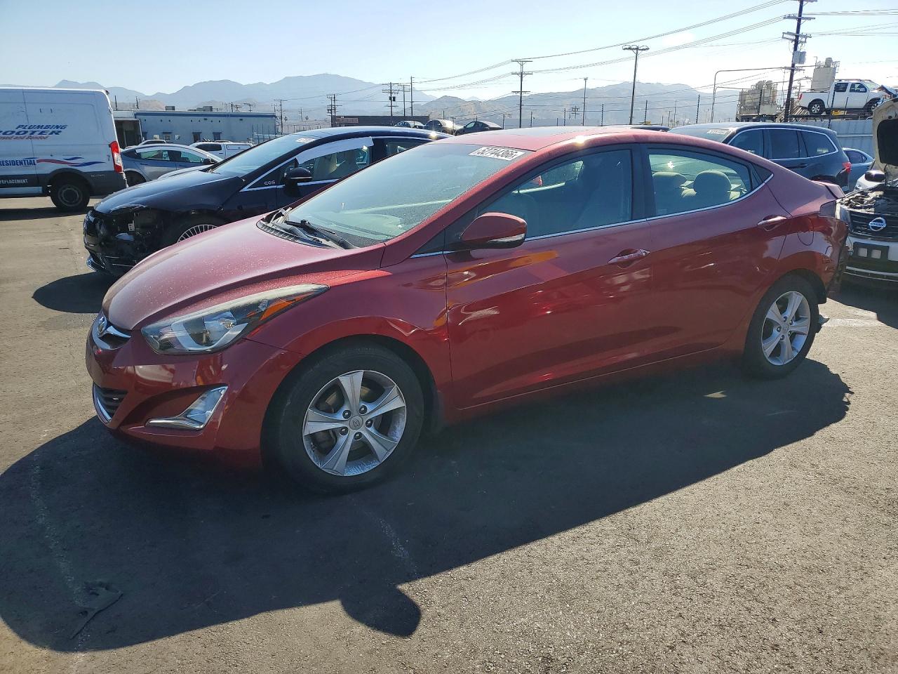 2016 Hyundai Elantra SE, VIN 5NPDH4AE9GH799317 — Rear end