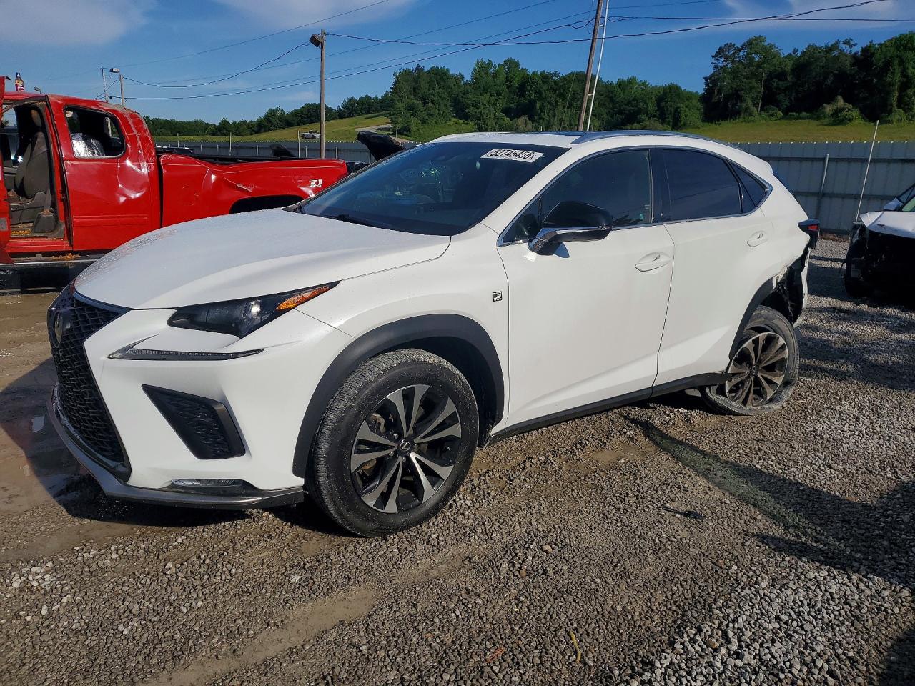 2018 Lexus NX 300 F Sport, VIN JTJBARBZ0J2169685 — Rear end