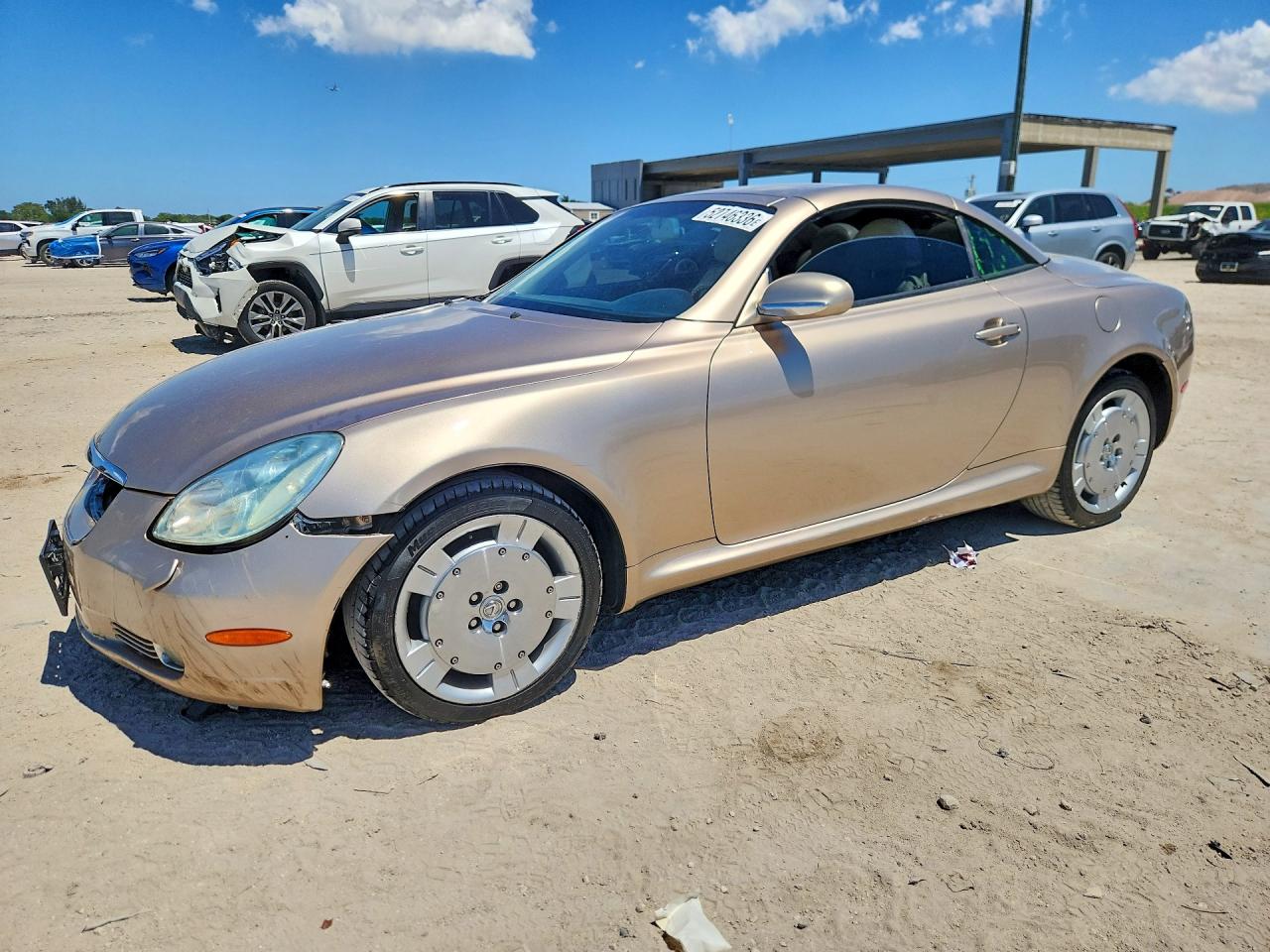 2005 Lexus SC 430, VIN JTHFN48Y350067906 — Front end