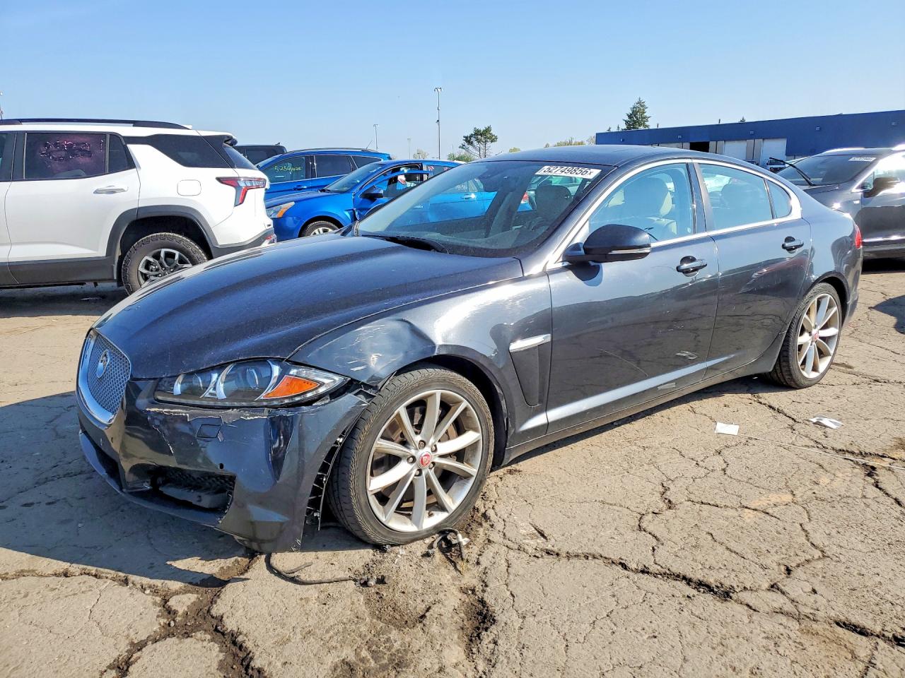 2015 Jaguar XF Portfolio, VIN SAJWJ0FF4F8U64228 — Front end