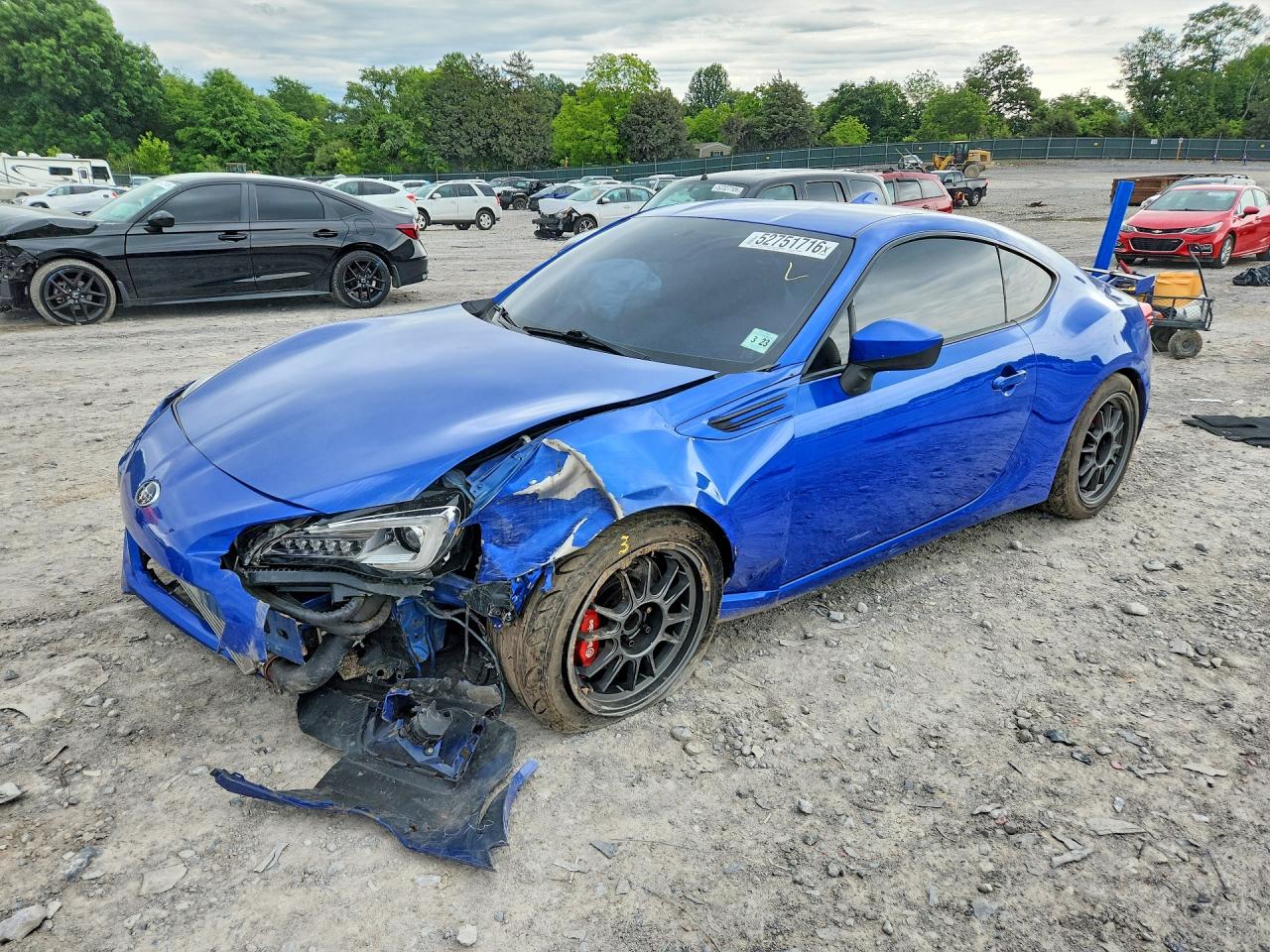 2017 Subaru BRZ Limited, VIN JF1ZCAC10H9606503 — Front end