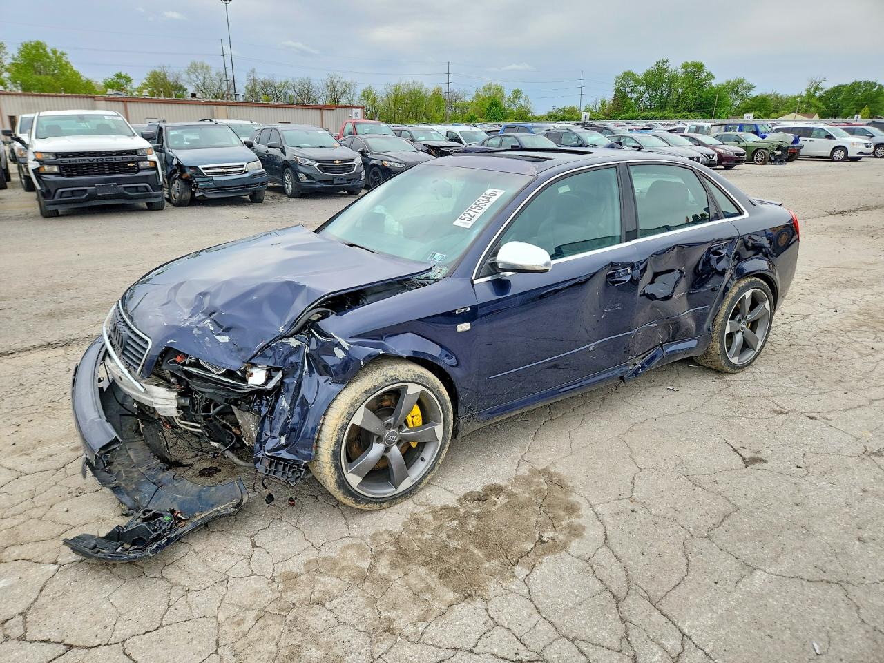 2004 Audi S4, VIN WAUPL68E44A130014 — Перед