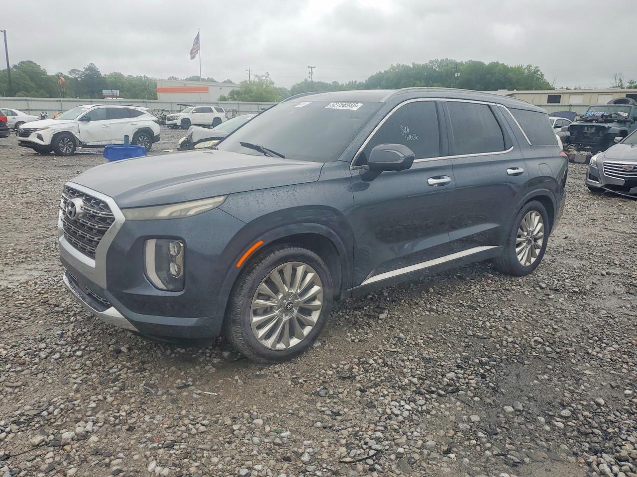 2020 Hyundai Palisade Limited, VIN KM8R54HE7LU031688 — Rear end