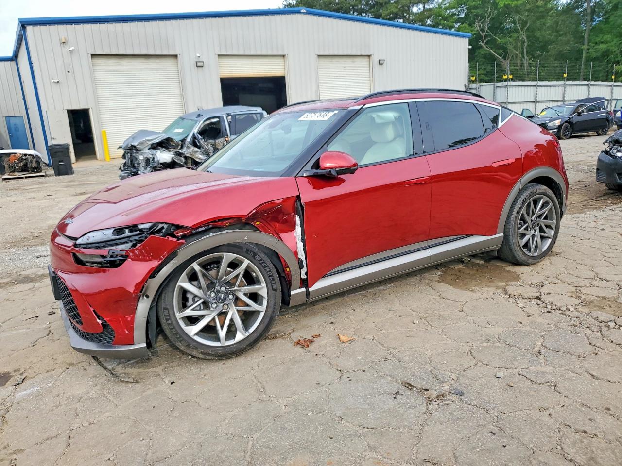 2023 Genesis GV60 Advanced, VIN KMUKCDTC2PU017007 — Front end