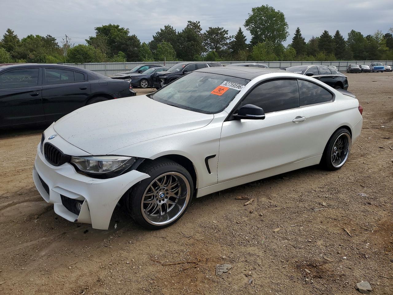 2014 BMW 4 Series 428i, VIN WBA3N3C52EF712633 — Front end