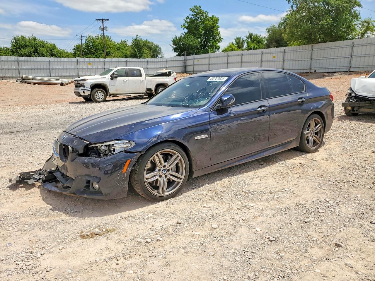 2014 BMW 5 Series 550i, VIN WBAKN9C57ED682202 — Undercarriage