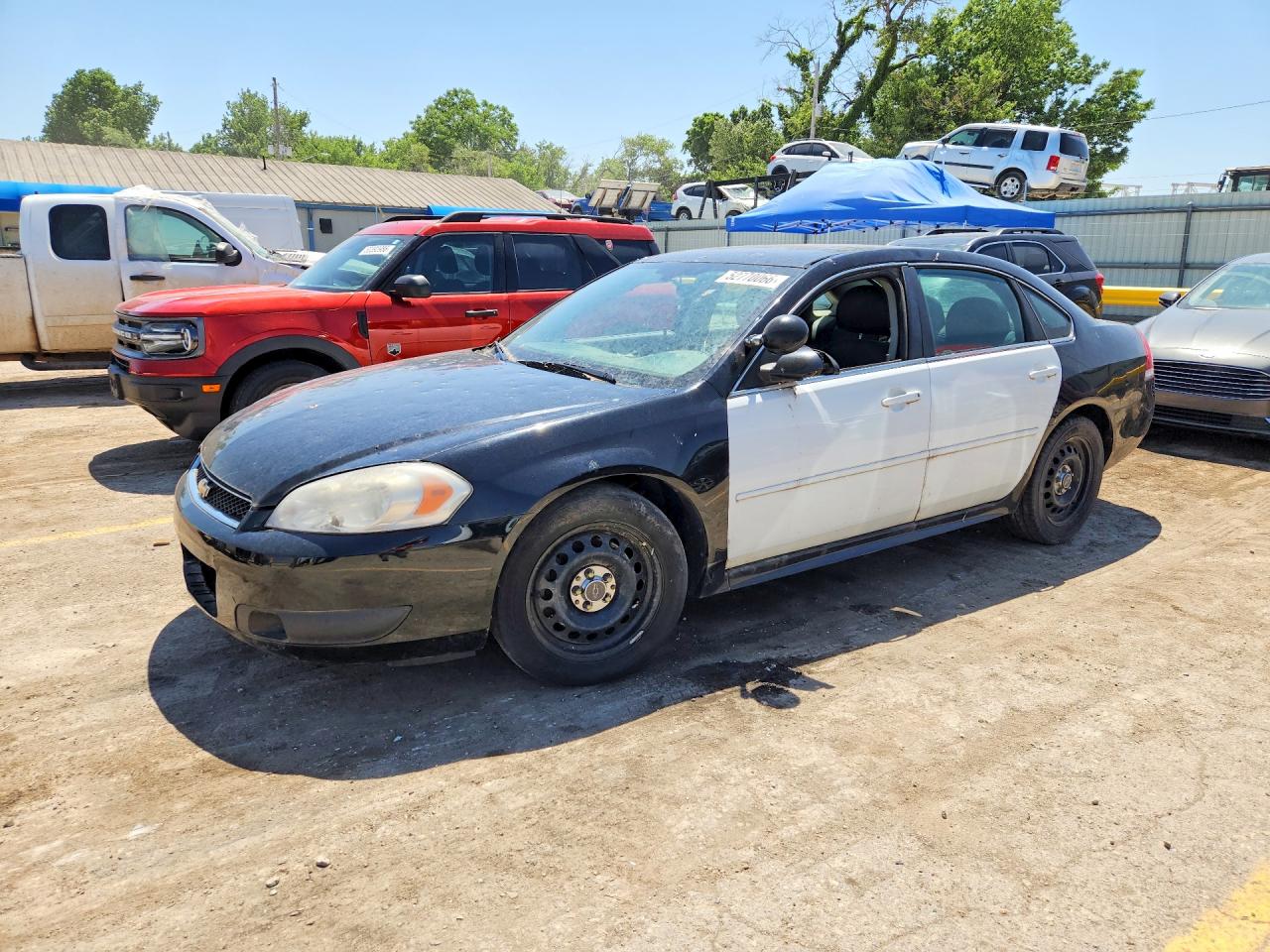 2012 Chevrolet Impala Police Police, VIN 2G1WD5E31C1288305 — Hail