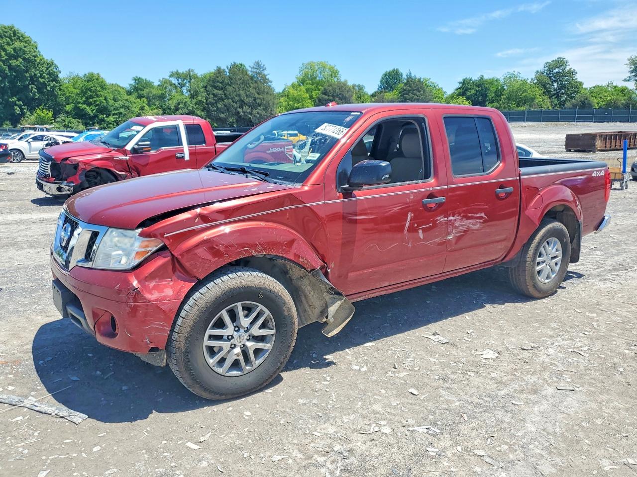 2016 Nissan Frontier SV, VIN 1N6AD0EV2GN775598 — Rear end
